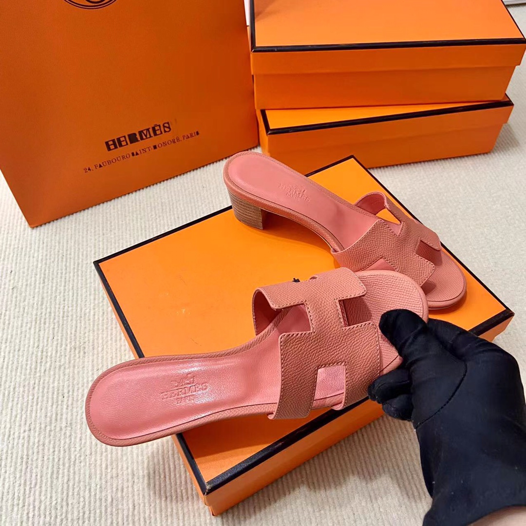 에르메스 올수공 오아시스 슬리퍼 샌들 앱송 36